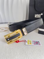 品名：万宝龙.Montblanc原单·腰带·自动皮带 型号：自动带，原版新款纯钢材质自动扣，双面头层牛皮实物拍摄， 材料：百分百头层牛皮，保证真