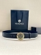 特 宽度3.8Cm Versace Jeans Couture 牛皮革V-Emblem板扣式皮带、饰有La Greca彰显个性设计。该铆钉腰带饰有La Grec