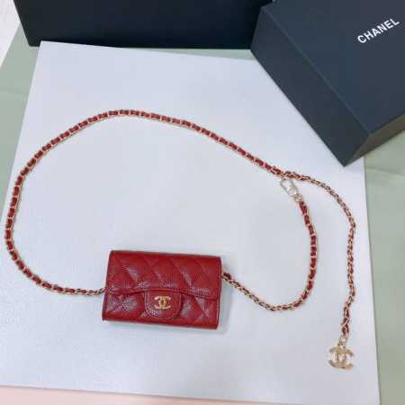 特 Chanel 24C 限定Mini腰包 真的美哭啦！精致的星星Logo小牛皮皮材质，奢华与优雅的完美结合。尺寸：11Cm - 点击图像关闭