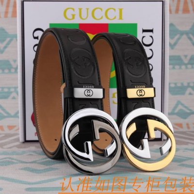 腰带皮带：古奇原单牛皮腰带 男款皮带：材质百分百头层牛皮腰带保证真皮皮带，专柜原单品质、做工精细，时尚大牌，送人自用首选包装： 请认准如图专柜包装赠送打孔器手提