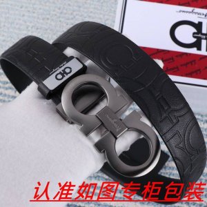 品名：菲拉格木原单P200 材料：百分百头层牛皮，保证真皮。24K纯钢扣双面可用专柜同等质量， 送人自用首选 包装： 请认准如图专柜包装，赠送打孔器，银联发票，