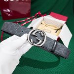 特 Gucci.古驰 全套包装 宽度38Mm 专柜正品1:1完美复刻. 原带身 印花图案清晰.配搭精扣头