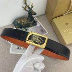 巴宝莉 特种皮腰带系列 原厂五金精品不锈钢扣 手感柔软舒适 宽3.8Cm