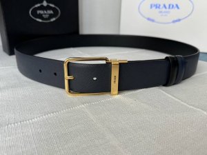 Pra、Da 普拉～达男士旋转针扣款，带身双面十字纹双面可用，与时尚的不期而遇。宽度:3.5Cm。顶级