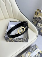 特 Dior 2.0Cm腰带 双面原版牛皮 搭配Cd标志性扣头 原单品质