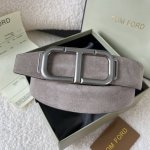 Tom Ford 汤姆福特。新品高端双面小牛皮，简约商务男士腰带，4.0Cm宽，双面使用，配原版包装
