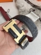 品名： 爱玛仕.Hermes腰带 皮带 原单 型号：挂扣，经典纯钢材质扣头，双面头层牛皮，图片实物拍摄 材料：双面头层牛皮，挂扣系列，纯钢材质扣头，钯镀电镀工艺