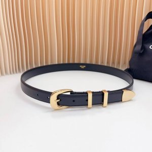 2.5Cm 塞琳官网新款，头层牛皮皮料，长度：.75.80.85.90.95.欧，铜五金钻扣原版开模定制庆祝]
