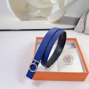 特 2.5cm爱马仕新款腰带，双面头层牛皮皮料，长度：75.80.85.90.95.100欧，铜五金扣原版开模定制庆祝]