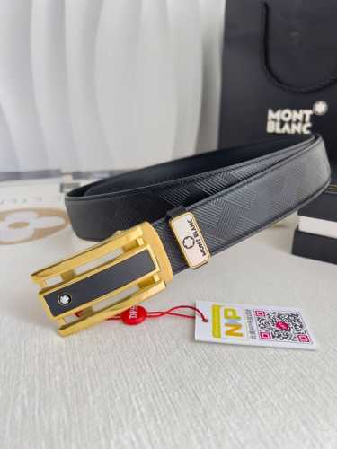 品名：万宝龙.Montblanc原单 腰带 自动皮带 型号：自动带，原版新款纯钢材质自动扣，双面头层牛皮实物拍摄， 材料：百分百头层牛皮，保证真皮。专柜同等质量