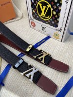 品名：Lv..路易..威登原单 材质：原单牛皮腰带 百分百头层牛皮腰带保证真皮，24K纯钢扣，专柜原单品质、做工精细，时尚大牌，送人自用首选 包装： 请认准如图