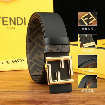 特 Fendi.芬迪 全套包装 原单面料，内衬头层牛皮制作 搭配经典Ff纯铜扣 经典时尚 潮流系列 一流的做工 ，专柜宽度3:8
