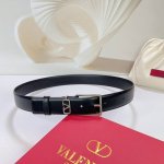 特 3.5cm华伦天奴新款腰带，双面头层牛皮皮料，长度：80.85.90.95.100.105.110欧，铜五金针扣原版开模定制庆祝]