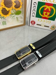 品名：古奇.Gu...Ci 自动带 材质：原单牛皮腰带 专柜原单品质、做工精细，时尚大牌，送人自用首选 包装： 请认准如图专柜包装赠送打孔器手提袋专柜礼盒宽度3