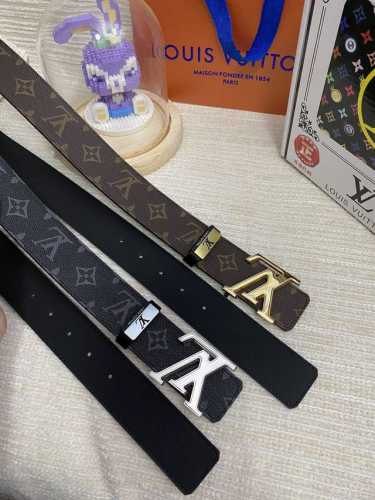 品名：Lv..路易..威登原单 材质：原单牛皮腰带 百分百头层牛皮腰带保证真皮，24K纯钢扣，专柜原单品质、做工精细，时尚大牌，送人自用首选 包装： 请认准如图