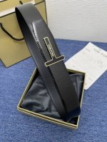 特 Tom Ford 汤姆福特。新品双面进口小牛皮，简约商务男士腰带，4.0Cm宽