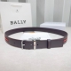 Bally 巴利 专柜同款 采用织带布搭配双面头层牛皮 纯铜精品扣头打造 双面可用，柔软细腻，休闲商务，百搭大方，商务休闲！ 尺寸：3.4Cm 颜色：红白布接咖