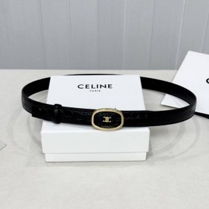 Celin E新品立体浮标扣女士腰带 意大利进口小牛皮 搭铜扣 宽度2.5双面佩戴