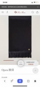 Lp。直供法国专柜，认真的！顶级尖端羊绒披肩，超级厚实大尺寸深度重磅双面水波纹，80*200的尺寸重达382G克重，只有Lp才能做到这样的奢侈级！最高规格礼赞.