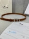 宽度2.0Cm Dior 迪奧 爆款平面無線帶身 Saddle进口小牛皮带身 金属“Cd”标志 採用進口雙面頭層牛皮