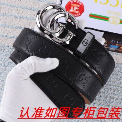品名：古奇.Gu...Cci原单 材料：百分百头层牛皮，保证真皮。24K纯钢扣双面可用专柜同等质量， 送人自用首选 包装： 请认准如图专柜包装，赠送打孔器，银联
