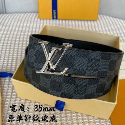 寬：35Mm 驢家新品 驴家 精品腰带 宽度35Cm 訂製經典帆布面料衬托柔软纯黑色小牛皮 全新开模大斜边五金 雙面可用 百搭易衬