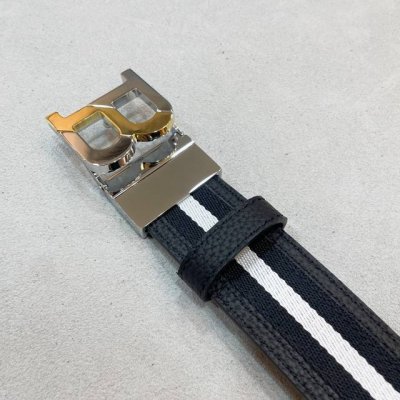 专柜ＢＡ、ＬＬＹ 拼色款全皮手工拼接 双面两用 尺寸3.4Cm
