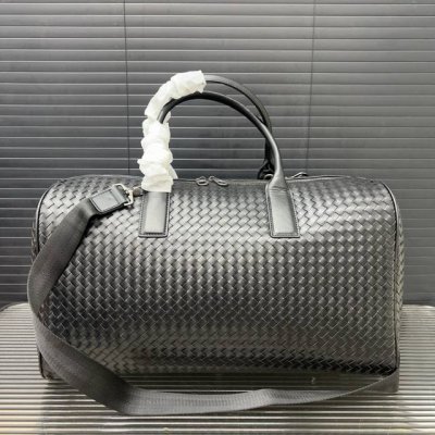 Bottega Veneta 葆蝶家 Bv手工编织男士旅行袋 机场包 手提包袋经典百搭 实物拍摄 原厂原版面料 配送防尘袋 50 X 25 Cm。