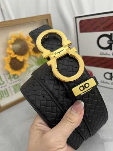 品名：菲拉格幕 原单 材质：原单牛皮腰带 百分百头层牛皮腰带保证真皮，24K纯钢扣，专柜原单品质、做工精细，时尚大牌，送人自用首选 包装： 请认准如图专柜包装赠