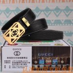 腰带皮带：古奇原单牛皮腰带 男款皮带：材质百分百头层牛皮腰带保证真皮皮带，专柜原单品质、做工精细，时尚大牌，送人自用首选包装： 请认准如图专柜包装赠送打孔器手提