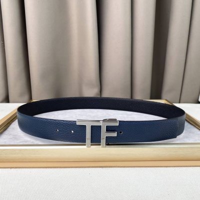 男士Tf 汤尼.福特 牛皮。柔软细腻，百搭大方，宽3.5Cm 、 官网同步，纯铜五金，可裁剪设计！