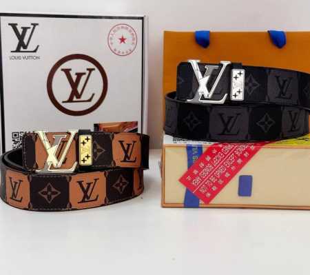 皮带：Lv.路易威登顶级复刻- 腰带：原单品质百分百进口原厂头层牛皮，内穿尾巴.暗扣款.保证真皮。雕花镂空工艺.真空电镀.永不掉色.24K纯钢扣藤原浩同款-七彩 - 点击图像关闭