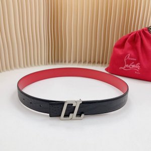 特P240 [庆祝][庆祝][庆祝]Christian Louboutin 克里斯提·鲁布托 louis腰带采用标志性款式，宽度：3.5 长度：75.80.85
