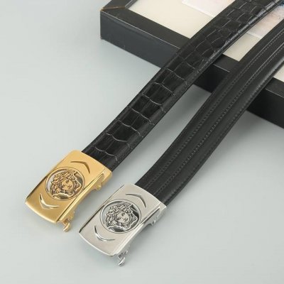 特P190 范思哲 自动头层牛皮 宽3.5Cm 官网同步，不锈钢金属标识，适合商务低调人士！自动带款式