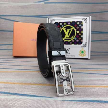 品名：Lv..路易..威登原单 自动带 材质：原单牛皮腰带 百分百头层牛皮腰带保证真皮，24K纯钢扣，专柜原单品质、做工精细，时尚大牌，送人自用首选 包装： 请 - 点击图像关闭