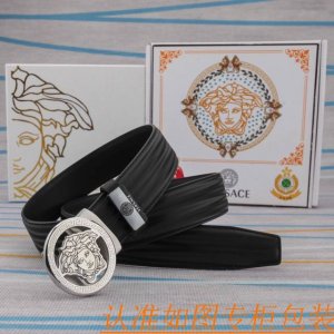腰带皮带：范思哲自动带牛皮腰带· 男款皮带：材质百分百头层牛皮腰带保证真皮皮带，专柜原单品质、做工精细，时尚大牌，送人自用首选包装： 请认准如图专柜包装