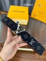 特P190 顶级复刻 【Louis Vuitton】：纯钢精品雕花，经典原单品质，新款丝印配进口小牛皮，精工制作，细节看图，实物拍摄，宽度4.0Cm