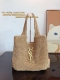 圣罗兰 Ysl 编织购物袋 质感很高级 容量超级大也很耐用 日常出街背它回头率百分百 就是这种随性慵懒感尺寸：39*37Cm