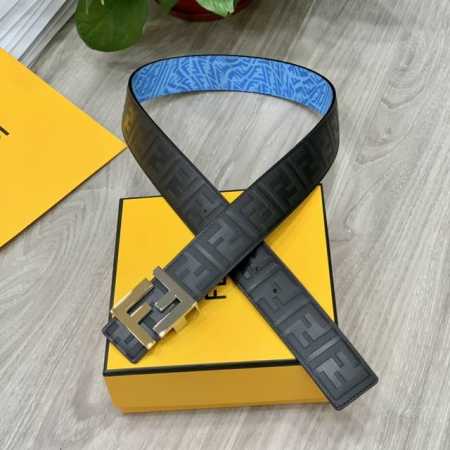配全套包装礼盒 Fendl 芬迪 专柜同款 宽40Mm双面原版小牛皮 搭配单钌钯电镀扣 完美的手感.油边 出众的设计.风格 高贵奢华 时尚大方 高清实拍 货真价 - 点击图像关闭