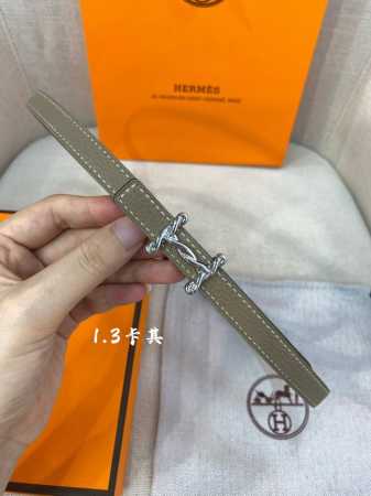 官网同步-Hermes-Glenan皮帶扣&雙面皮腰帶 13Mm 鍍鈀金属皮带扣 小牛皮双面腰带 - 点击图像关闭