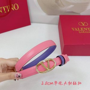 2.0Cm华伦天奴平纹腰带，双面头层牛皮，长度：.75.80.85.90.95.100.欧，钻五金扣原版开模定制庆祝]