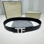 男士Tf 汤尼.福特 双面头层牛皮 大象纹搭配Togo纹双面可用，柔软细腻，休闲商务，百搭大方，宽3.8Cm 、 亮银扣 官网同步，纯铜五金、商务休闲！