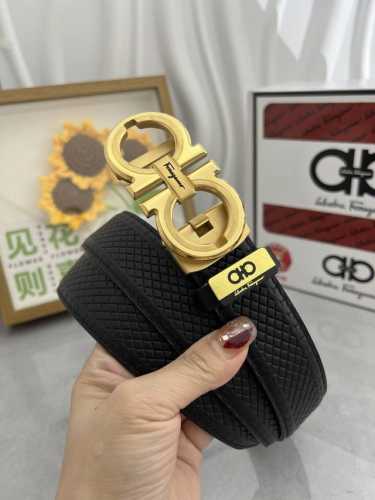 品名：菲拉格幕 自动带 材质：原单牛皮腰带 百分百头层牛皮腰带保证真皮，24K纯钢扣，专柜原单品质、做工精细，时尚大牌，送人自用首选 包装： 请认准如图专柜包装