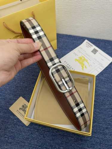 品牌 巴宝莉 特L 描述 经典系列新品腰带，采用小牛皮材质，完美搭配手工车线，经典配色，可搭配商务西装或更为休闲的造型。腰带为法国尺寸，请在购买前参阅腰带尺寸指