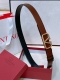 特 VALENTINO GARAVANI VLOGO SIGNATURE 可双面佩戴水钻 亮面小牛皮腰带 -VLOGO SIGNATURE搭扣，饰以施华洛世奇钻