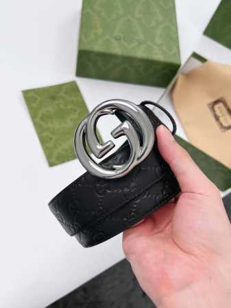古奇 Gucci 商务休闲款精品腰带 ，百搭爆款配饰 ，男士必备单品，此款带身采用原单面料，有质感，显档次，搭配精品五金扣饰，真空电镀，耐用不掉色， ，配送全套 - 点击图像关闭