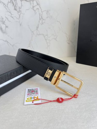 品名：万宝龙.Montblanc原单 腰带 皮带 型号：针扣，新款原版经典精品针式扣头，实物拍摄，原版头层牛皮 材料：百分百头层牛皮，保证真皮。双面可用专柜同等