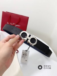特 Ferragamo菲拉格慕 全套包装 3.5Cm高级定制款男士皮带 ，双面进口牛皮，自行选择搭配 真材实料 很有质感 时尚经典不失风范 可自行裁剪