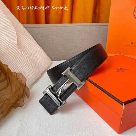 特 爱马仕，宽3.8Cm进口原版皮带身，双面可两面用，精品电镀五金 ！ - 点击图像关闭