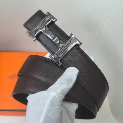 官网同步 爱马仕专柜同步 进口双面小牛皮 精钢精品五金 双面可用38Mm